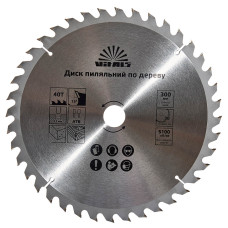 Диск пильный Vitals по дереву 300x30/25.4, ATB 40