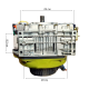 Двигун бензиновий на мотоблок Dozer D6-1(4.00-10)