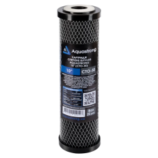 Картридж спеченный уголь AQUASTRONG 10"