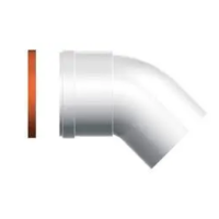 Коліно коаксіального димоходу Ariston 90°, Ø110 (конд.)