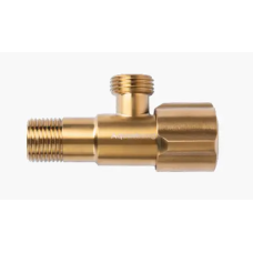 Кран кутовий нерж. AQUASTRONG D5 M1/2 х M3/4 (D519)