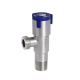 Кран кутовий нерж. AQUASTRONG V2 Blue M1/2 х M1/2 (V201)