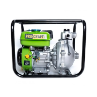 Мотопомпа бензинова Procraft WPH20 має високий тиск
