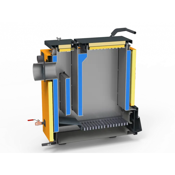 Твердопаливний водогрійний котел шахтного типу Ретра-6M Comfort Orange 21 кВт