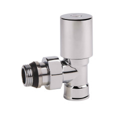 Кран радиаторный с антитечкой SD Forte 1/2" угловой хром SF236W15