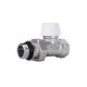 Кран термостатический SD Plus 3/4" ВЗ с антитечкой для радиатора прямой SD351W20