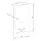 Колонка газовая дымоходная Aquatronic JSD20-AG108 10 л стеклянная панель с рисунком цветы