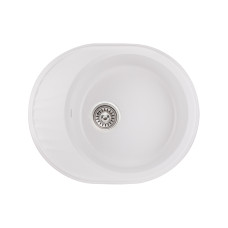 Кухонна мийка Qtap CS 6151 White (QT6151WHI650)