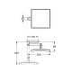 Дзеркало косметичне Grohe Selection Cube 40808000