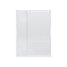 Душові двері в нішу Qtap Pisces WHI2014-15.CP5 140-150x185 см, скло Pattern 5 мм