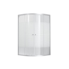 Душова кабіна Lidz Wieza SC80x80.SAT.LOW.L, скло Linie 4 мм без піддона