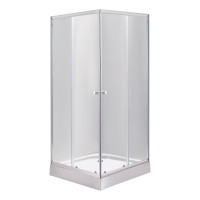 Душова кабіна Lidz Wawel SC90x90.SAT.LOW.TR, скло прозоре 4 мм