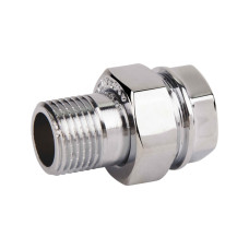 Угон "Американка" SD Forte 3/4" прямой хром SF192W20