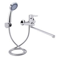 Смеситель для ванной Qtap Hansberg CRM 005 New