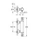 Змішувач термостатичний для душу Grohe Grohtherm 800 34558000