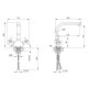 Смеситель для кухни Wal 427CR-251-01KZ
