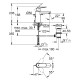 Змішувач для раковини Grohe Eurosmart Cosmopolitan 23325000