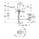 Змішувач для раковини Grohe Eurocube 23127000