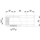 Коллектор Icma 3/4" 2 выхода №1102