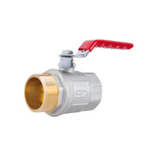 Кран шаровой SD Plus 1" 1/2 ВЗ для воды (рычаг) SD605NW40PN40