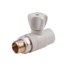 Кран шаровой радиаторный PPR Alfa Plast 25х3/4" прямой.