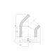 Кутик PPR Alfa Plast 50, 45°