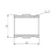 Муфта SD Forte 1/2" ВВ SF35615