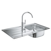 Набір Grohe мийка кухонна K200 31562SD0 + змішувач BauEdge 31367000