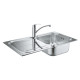 Набір Grohe мийка кухонна K300 31565SD0 + змішувач Eurosmart 33281002