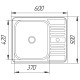 Кухонная мойка UA 5060 Polish (UA5060POL04)
