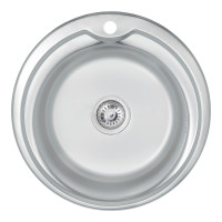 Кухонная мойка Lidz 510-D 0,6мм Satin (LIDZ510D06SAT)