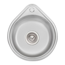 Кухонная мойка Lidz 4539 0,8мм Satin (LIDZ4539SAT8)
