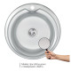 Кухонная мойка Lidz 510-D 0,6мм Satin (LIDZ510D06SAT)