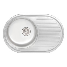 Кухонная мойка Qtap 7750 0,8мм Satin (QT7750SAT08)