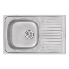 Кухонная мойка Qtap 7850 0,8мм Satin (QT7850SAT08)
