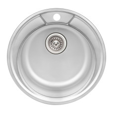 Кухонная мойка Qtap D490 0,8мм Satin (QTD490SAT08)