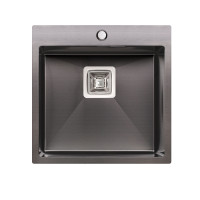 Кухонна мийка Qtap DK5050BL 2.7/1.0 мм Black  (QTDK5050BLPVD2710)
