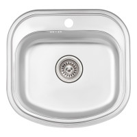 Кухонна мийка Qtap 4947 0,8 мм Satin (QT4947SAT08)