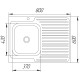 Кухонная мойка UA 6080-L Polish (UA6080LPOL04)