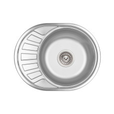 Кухонная мойка Lidz 5745 0,6мм Satin (LIDZ574506SAT)
