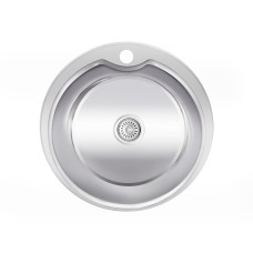 Кухонная мойка Lidz 510-D Polish 0,6мм (LIDZ510POL06)