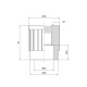 Муфта PPR Alfa Plast 25х1/2" ВР