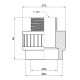 Муфта PPR Alfa Plast 50х1" 1/2 ЗР