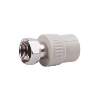 Муфта PPR Alfa Plast з накидною гайкою 25х3/4