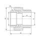 Муфта PPR Blue Ocean 75х2" 1/2 ВР