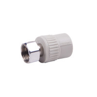 Муфта PPR Alfa Plast з накидною гайкою 20х1/2