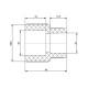 Муфта PPR Blue Ocean 50х32 редукционная