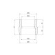 Муфта PPR Ekoplastik 50х40
