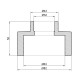 Муфта PPR Alfa Plast 63х32