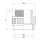 Муфта PPR Alfa Plast 63х2" ЗР